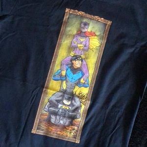 Batgirl, Nightwing, Batman & Clay Face Tshirt
